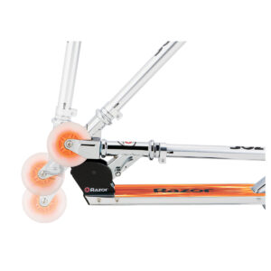 Spark Ultra scooter in orange folding