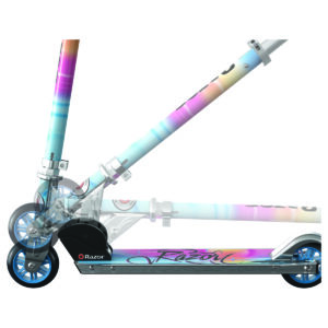 A-Kick Scooter photographed in-studio on a simple white background